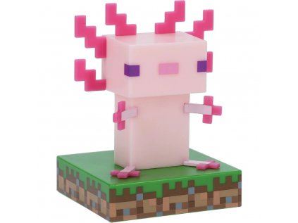 Lampička Minecraft Axolotl Icon Light