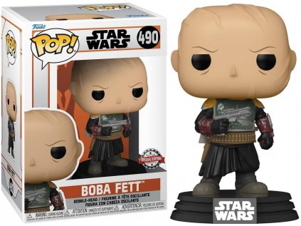 Funko POP! 490 Star Wars: Boba Fett w/o helmet Special Edition