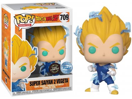 Funko POP! 709 Animation: Dragon Ball Z - Super Saiyan 2 Vegeta Limited Glow Chase Edition