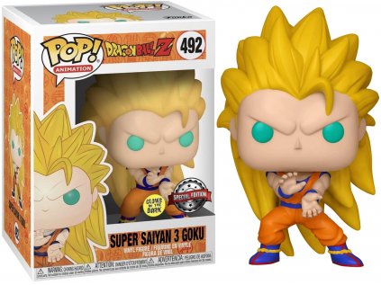 Funko POP! 492 Animation: Dragon Ball Z - Super Saiyan 3 Goku GITD Special Edition