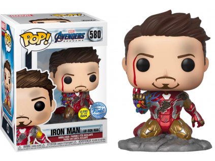 Funko POP! 580 Marvel: Avengers Endgame - I Am Iron Man GITD Special Edition