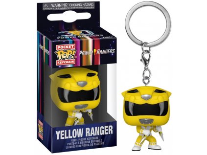 Funko Pocket POP! Klíčenka Power Rangers - Yellow Ranger