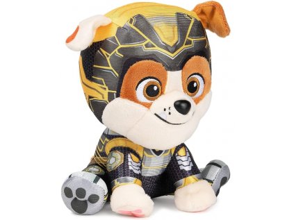 Plyšák Paw Patrol The Mighty Movie - Rubble 15 cm