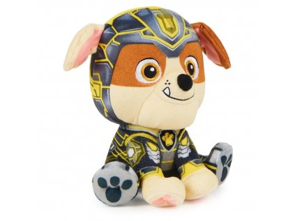 Plyšák Paw Patrol The Mighty Movie - Rubble 19 cm