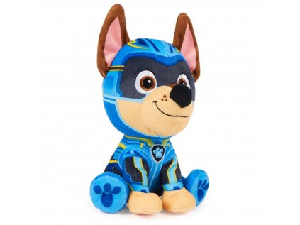 Plyšák Paw Patrol The Mighty Movie - Chase 19 cm