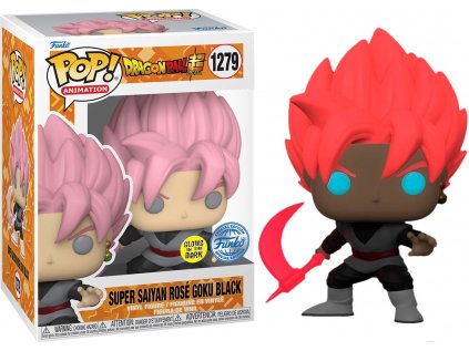 Funko POP! 1279 Animation: Dragon Ball Super - Super Saiyan Rosé Goku Black GITD Special Edition