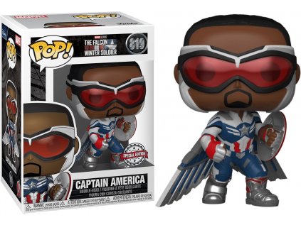 Funko POP! 819 Marvel: The Falcon and The Winter Soldier - Captain America Special Edition