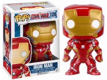 Funko POP! 126 Marvel: Captain America Civil War - Iron-Man