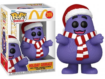 Funko POP! 205 Ad Icons: McDonalds - Holiday Grimace
