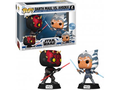 Funko POP! 2-Pack Star Wars - Darth Maul vs. Ahsoka Special Edition