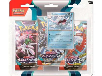 Pokémon TCG: Scarlet & Violet Paradox Rift - 3-Pack Blister - Cetitan