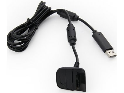 Nabíjecí kabel k ovladači Xbox 360 černý