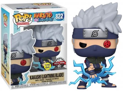 Funko POP! 822 Animation: Naruto Shippuden - Kakashi (Lightning Blade) GITD Special Edition