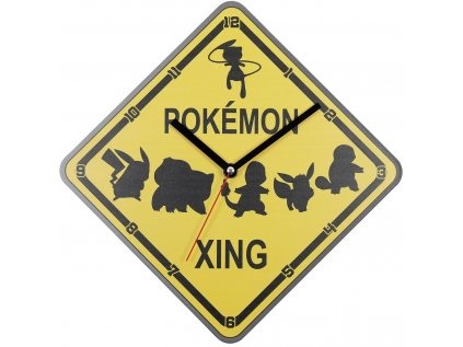 Hodiny Pokémon - Road Sign