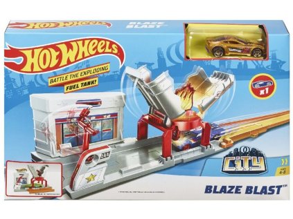 Hot Wheels Herní set Dráha s autíčkem - Blaze Blast