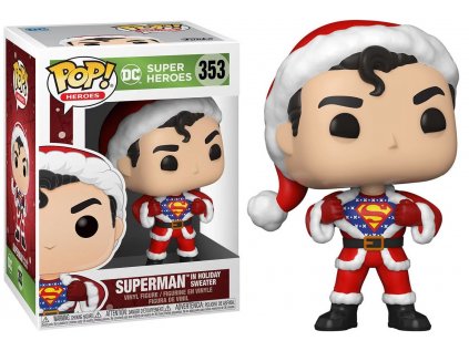 Funko POP! 353 Heroes: DC Super Heroes - Superman in Holiday Sweater