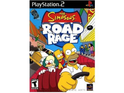 PS2 The Simpsons: Road Rage