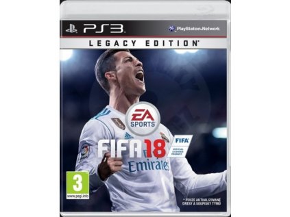 PS3 FIFA 18 Legacy Edition