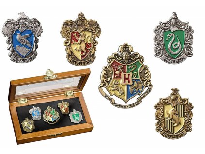 Sada odznaků Harry Potter - Bradavické koleje