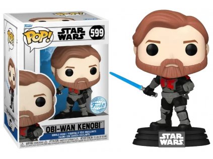 Funko POP! 599 Star Wars: Clone Wars - Obi Wan Kenobi Special Edition