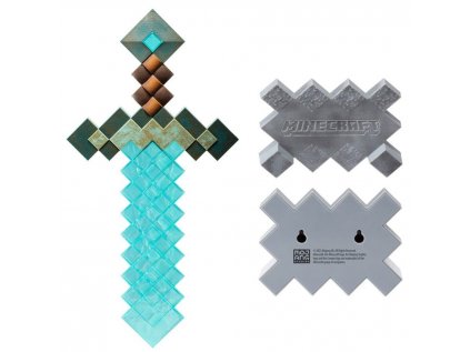 Minecraft sběratelská replika - Diamantový meč 50 cm