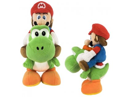 Plyšák Super Mario - Mario and Yoshi 21 cm