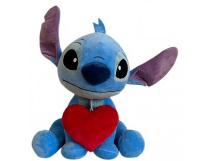 Plyšák Lilo & Stitch - Stitch with Heart 50 cm