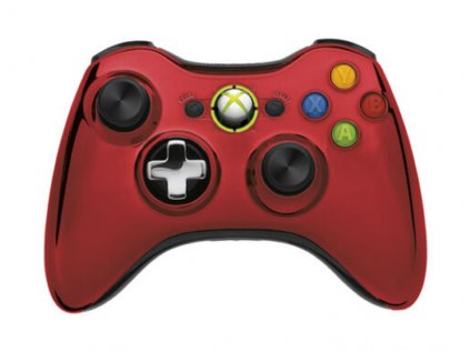 Microsoft Xbox 360 Wireless Controller Chrome Red