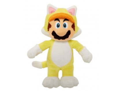 Plyšák Super Mario 3D Land - Cat Mario 24 cm