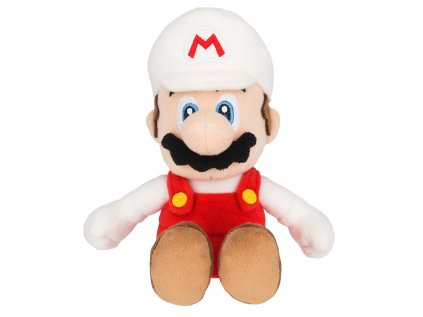 Plyšák Super Mario - Fire Mario 24 cm
