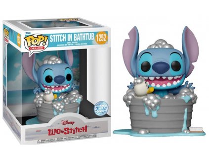 Funko POP! 1252 Deluxe: Disney Lilo & Stitch - Stitch in Bathtub Special Edition