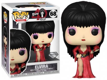 Funko POP! 68 Icons: Elvira 40th - Elvira Diamond Collection