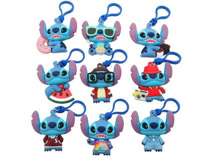 Klíčenka Stitch - 3D Bag Clip Series 4