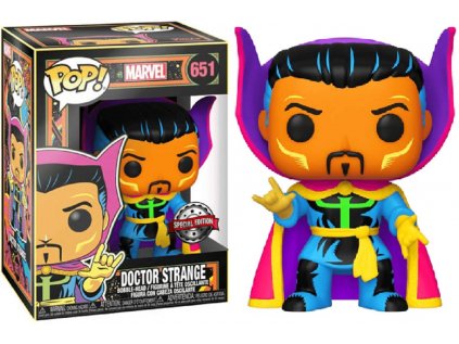 Funko POP! 651 Marvel: Doctor Strange BLKLT Special Edition