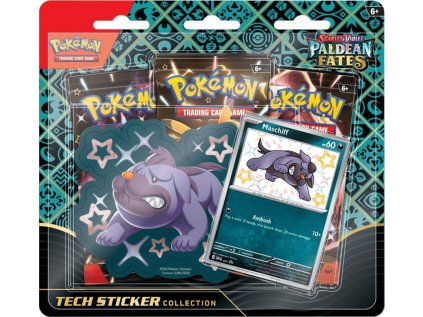Pokémon TCG: Scarlet & Violet Paldean Fates - Tech Sticker Collection Maschiff
