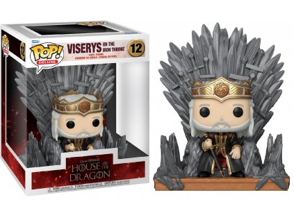 Funko POP! 12 Deluxe: House of the Dragon - Viserys on the Iron Throne