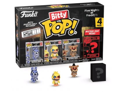 bonniFunko Bitty POP! 4-Pack Five Nights at Freddy's - Nightmare Bonnie