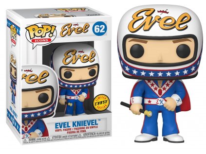 Funko POP! 62 Icons: Evel - Evel Knievel Limited Chase Edition