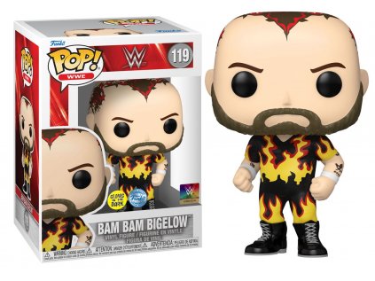 Funko POP! 119 WWE: Bam Bam Bigelow GITD Special Edition