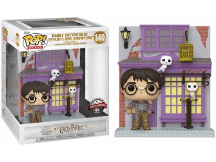 Funko POP! 140 Deluxe: Harry Potter - Harry Potter with Eeylops Owl Emporium Special Edition