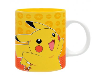 Hrnek Pokémon - Pikachu Comic Strip