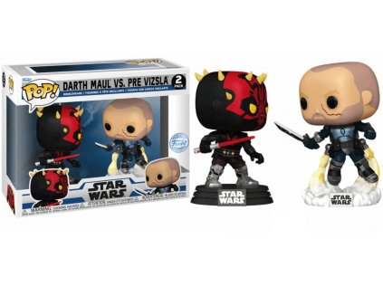 Funko POP! 2-Pack Star Wars - Darth Maul vs. Pre Vizsla Special Edition