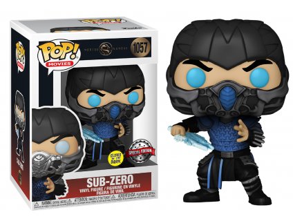 Funko POP! 1057 Movies: Mortal Kombat - Sub-Zero GITD Special Edition