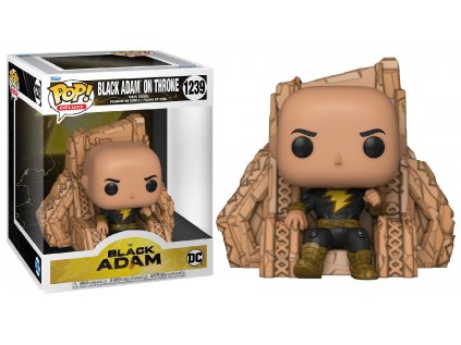 Funko POP! 1239 Deluxe: Black Adam - Black Adam on Throne