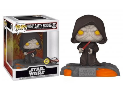 Funko POP! 519 Star Wars: Red Saber Series Vol. 1 - Darth Sidious Special Edition GITD