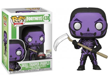 Funko POP! 438 Games: Fortnite - Skull Trooper (Purple) Special Edition