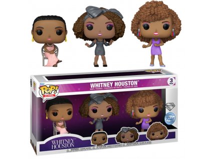 Funko POP! 3-Pack Icons: Whitney Houston Special Diamond Collection