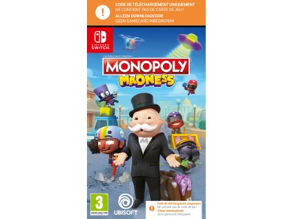 Nintendo Switch Monopoly Madness  Krabička s kódem