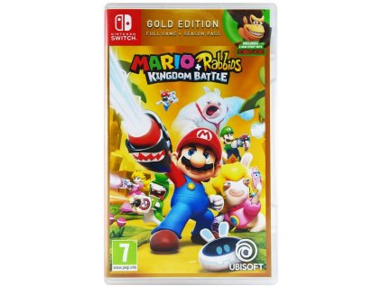 Nintendo Switch Mario+Rabbids Kingdom Battle Gold Edition