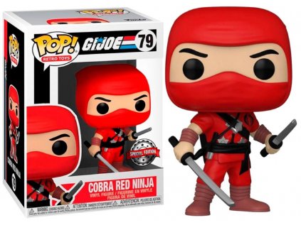 Funko POP! 79 Retro Toys: G.I.Joe - Cobra Red Ninja Special Edition